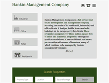Tablet Screenshot of hankinmgt.com